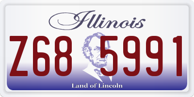 IL license plate Z685991