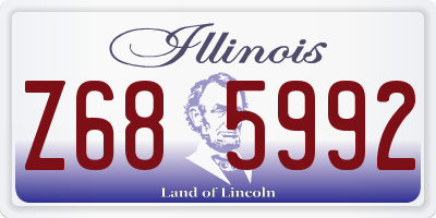 IL license plate Z685992
