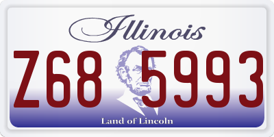 IL license plate Z685993