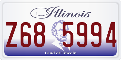 IL license plate Z685994