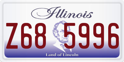 IL license plate Z685996