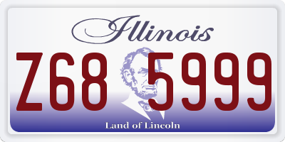 IL license plate Z685999