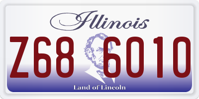 IL license plate Z686010