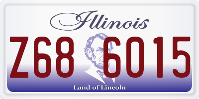 IL license plate Z686015