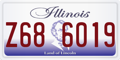 IL license plate Z686019