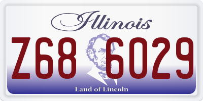 IL license plate Z686029