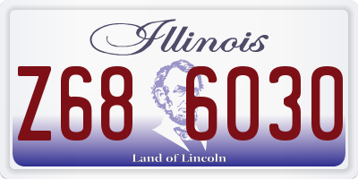 IL license plate Z686030