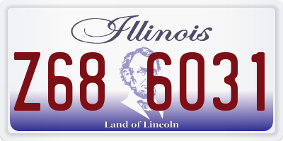 IL license plate Z686031