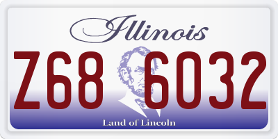 IL license plate Z686032