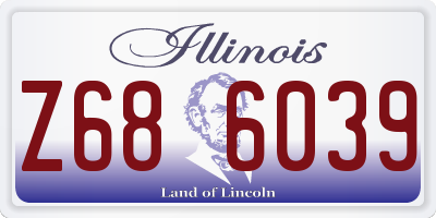IL license plate Z686039