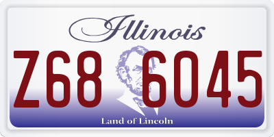 IL license plate Z686045