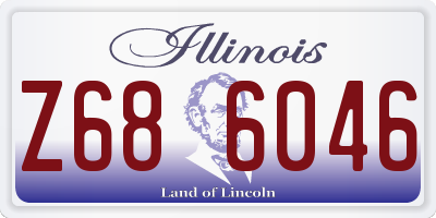 IL license plate Z686046