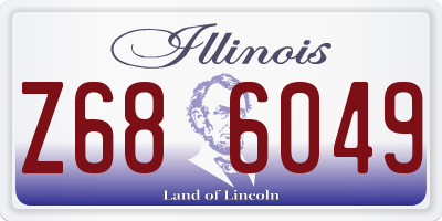 IL license plate Z686049