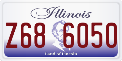 IL license plate Z686050