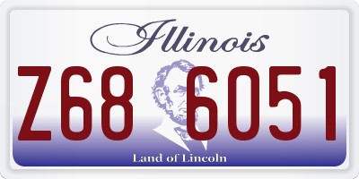 IL license plate Z686051