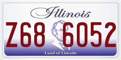 IL license plate Z686052