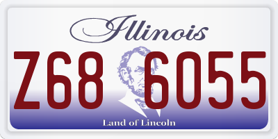 IL license plate Z686055
