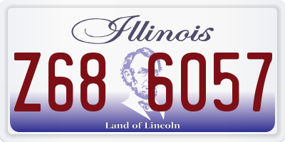 IL license plate Z686057