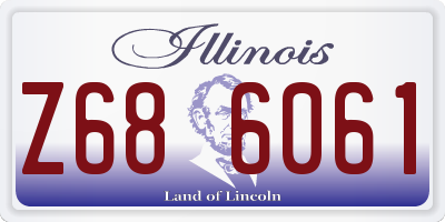 IL license plate Z686061