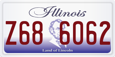IL license plate Z686062