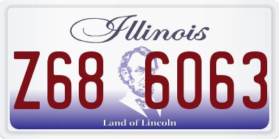 IL license plate Z686063