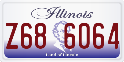 IL license plate Z686064