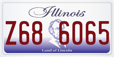 IL license plate Z686065