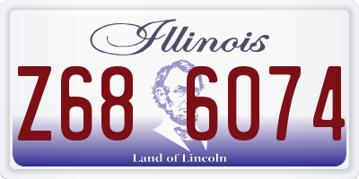 IL license plate Z686074