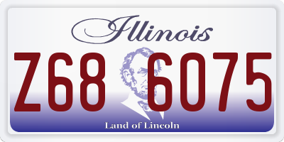 IL license plate Z686075