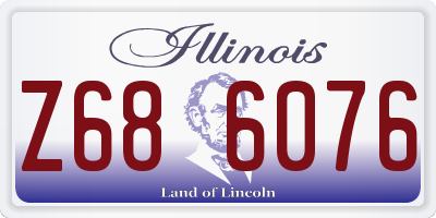 IL license plate Z686076