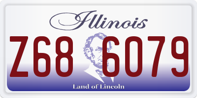 IL license plate Z686079