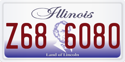 IL license plate Z686080
