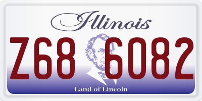 IL license plate Z686082