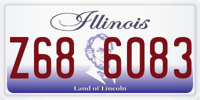 IL license plate Z686083