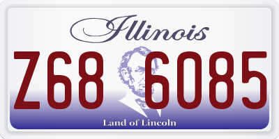 IL license plate Z686085