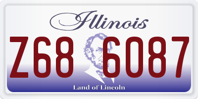 IL license plate Z686087