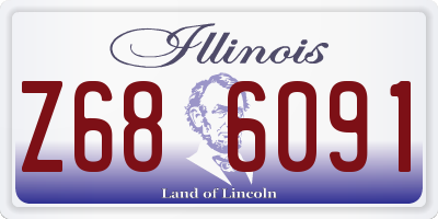 IL license plate Z686091