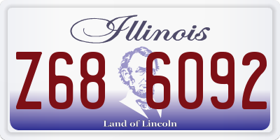 IL license plate Z686092