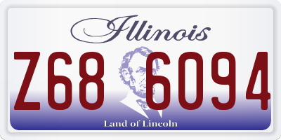 IL license plate Z686094