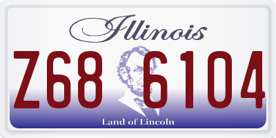 IL license plate Z686104