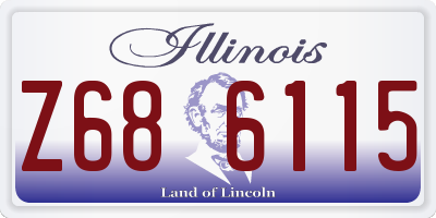 IL license plate Z686115