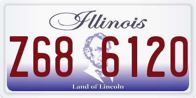 IL license plate Z686120