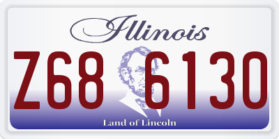 IL license plate Z686130