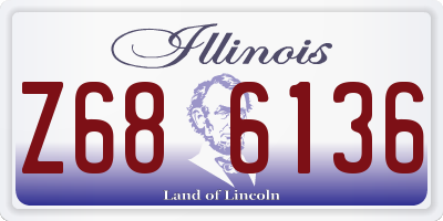 IL license plate Z686136