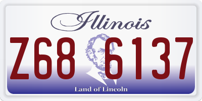 IL license plate Z686137