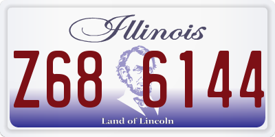 IL license plate Z686144