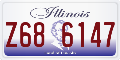 IL license plate Z686147