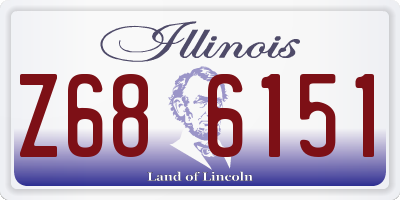 IL license plate Z686151