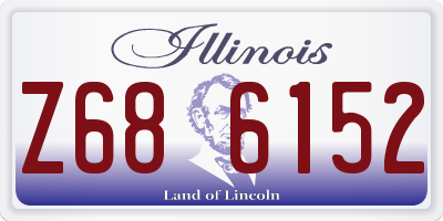 IL license plate Z686152