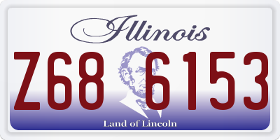 IL license plate Z686153